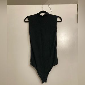 Gianni Bini (Dillards) Black Mockneck Bodysuit